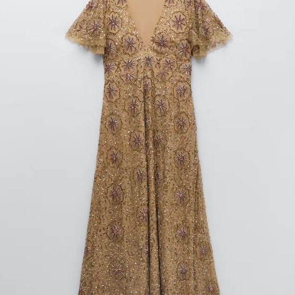 BEADED SPECIAL EDITION KNIT DRESS - Picture 7 of 12